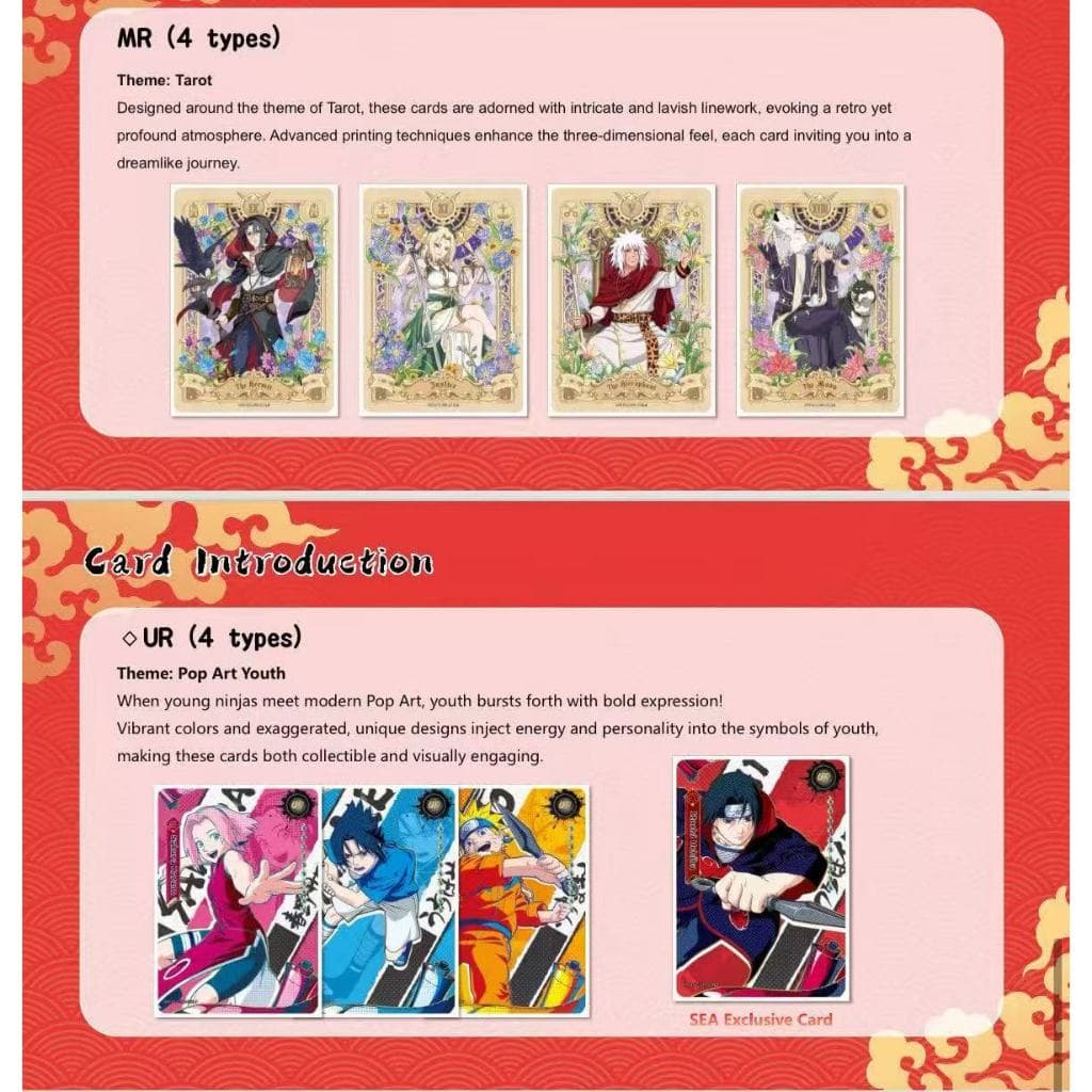 การ์ดนารูโตะ T2W9 เวอร์ชั่นภาษาอังกฤษกล่องของแท้ KAYOU ของเล่นของขวัญสะสม รูปที่ 4