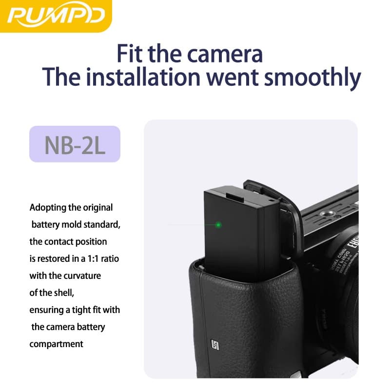 PUMPD NB-2L แบตเตอรี่กล้องเหมาะสําหรับ Canon 350D 400D S30 S45 S50 S60 S70 G7 G9 ที่ชาร์จกล้อง รูปที่ 6