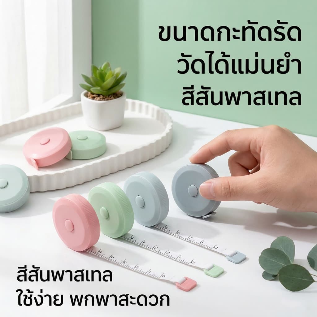 มินิเทปขนาดเล็กเทปวัดนักเรียนครัวเรือนแบบพกพาเมตรไม้บรรทัดไม้บรรทัดนุ่มเทปวัดขาเอวหน้าอกวัดเสื้อผ้าไม้บรรทัด รูปที่ 2