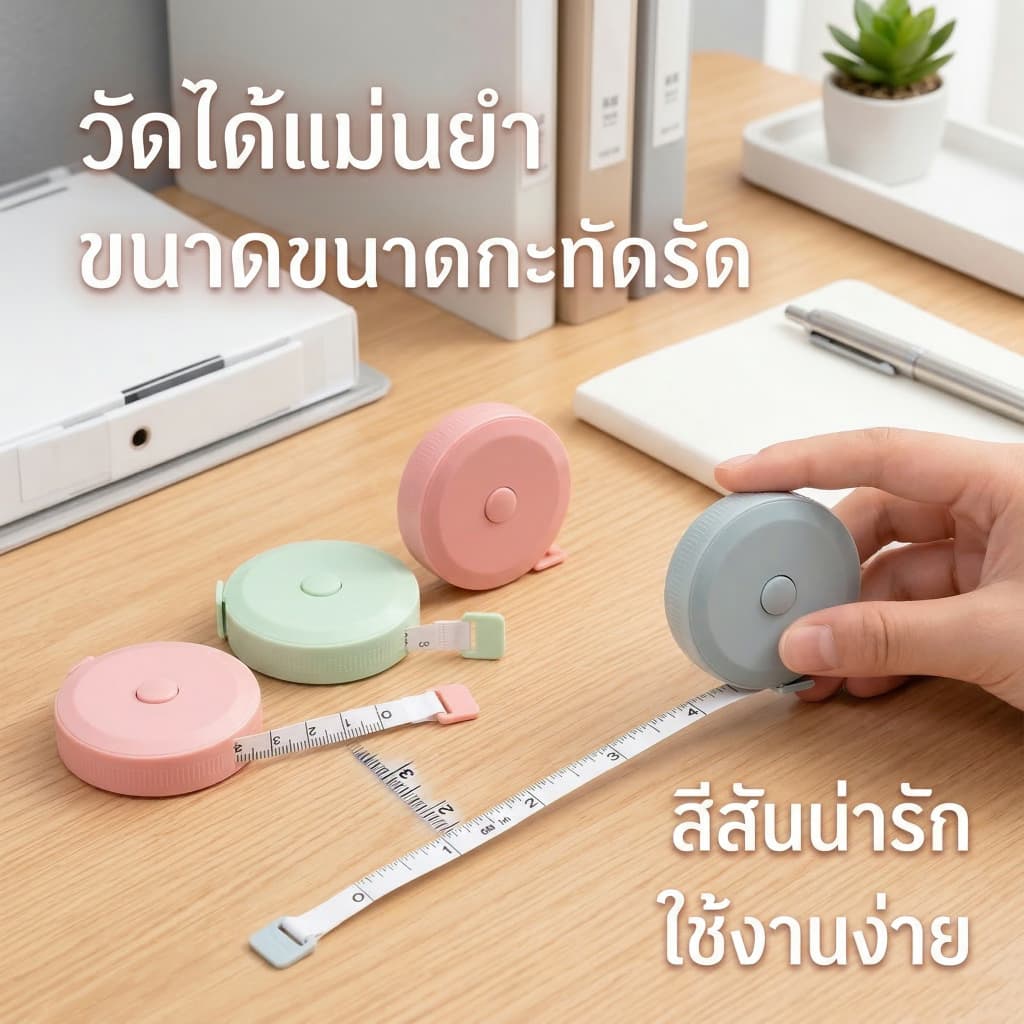 มินิเทปขนาดเล็กเทปวัดนักเรียนครัวเรือนแบบพกพาเมตรไม้บรรทัดไม้บรรทัดนุ่มเทปวัดขาเอวหน้าอกวัดเสื้อผ้าไม้บรรทัด รูปที่ 1