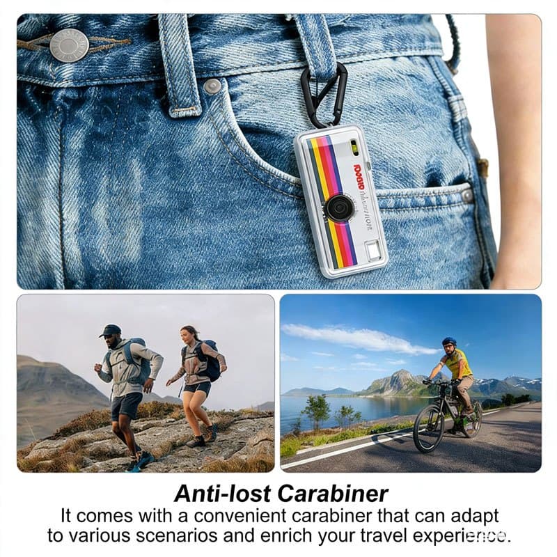 ป้องกันกรณี Transprent Clear TPU Case สําหรับ Kodak Charmera กล้อง Anti-Drop เปลือกป้องกันกระเป๋า รูปที่ 2