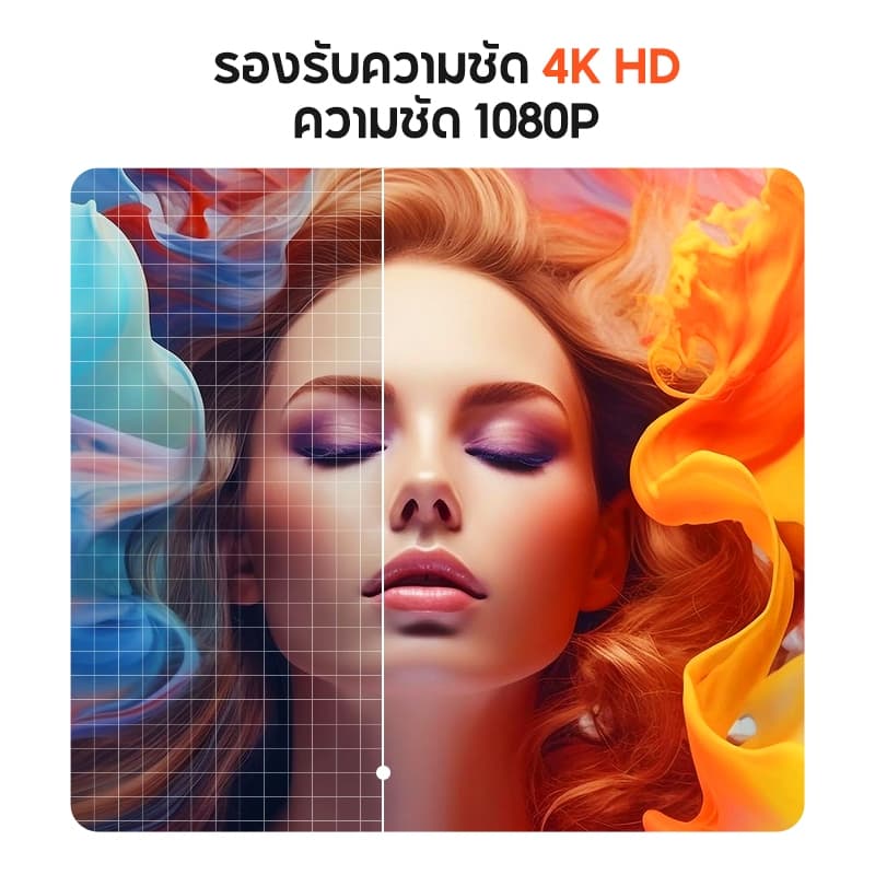 MODOFO S500 โปรเจคเตอร์ projector4K พร้อมลำโพงในตัว โฮมเธียเตอร์พกพาขนาดเล็ก Android14.0 ฉายขึ้นจอใหญ่สุด150 นิ้ว รูปที่ 3