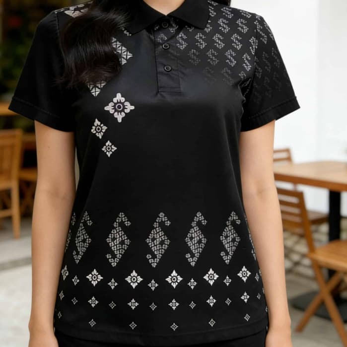 เสื้อเร็วแห้ง เสื้อโปโลสำหรับผู้หญิง ออกแบบมาให้มีการระบายอากาศที่ยอดเยี่ยม รูปที่ 7