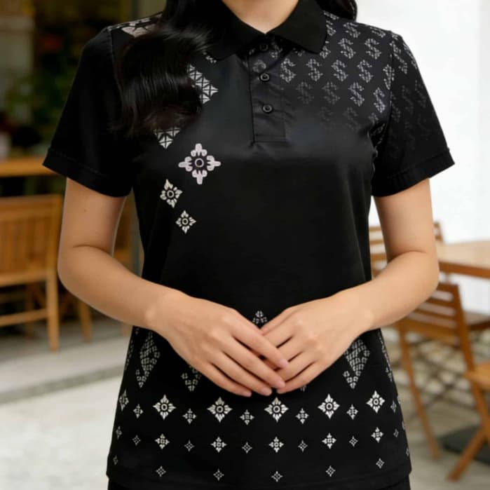 เสื้อเร็วแห้ง เสื้อโปโลสำหรับผู้หญิง ออกแบบมาให้มีการระบายอากาศที่ยอดเยี่ยม รูปที่ 9
