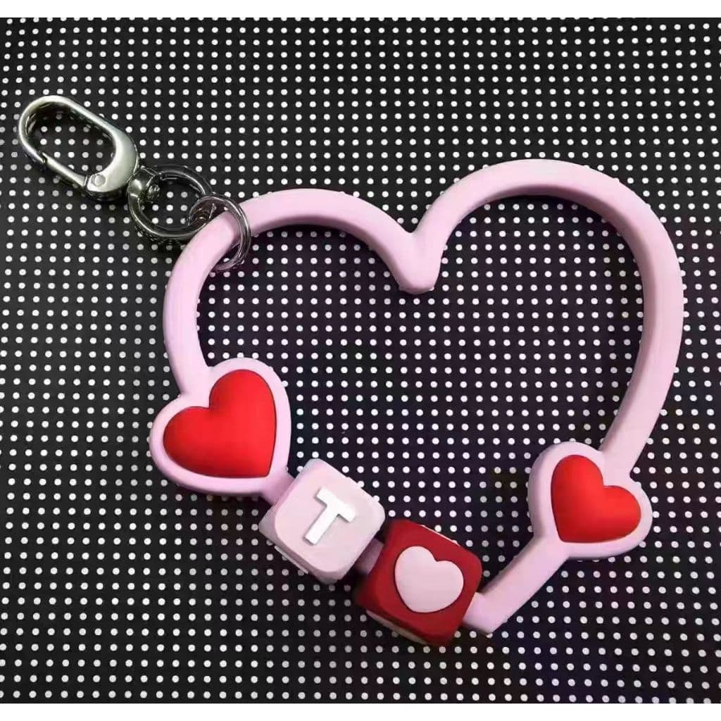 Pretty Silicon Beautiful Flower Special Romantic Heart Phone Wristlet lanyard Pendant คุณภาพสูง เชือกคล้องโทรศัพท์มือถือ รูปที่ 1