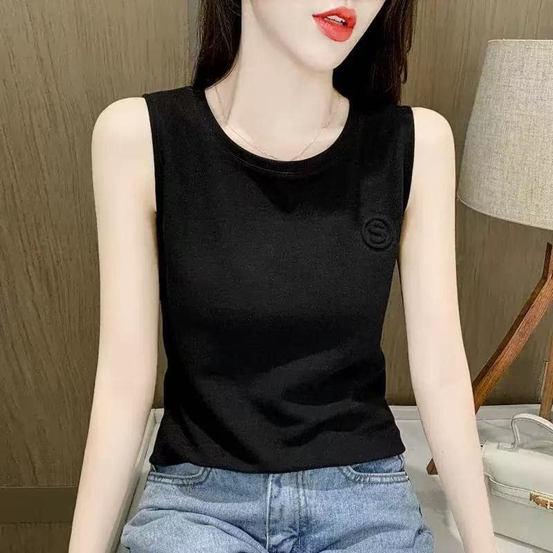 เสื้อกั๊กสไตล์เกาหลีสายเดียว ยืดหยุ่น สวมใส่ได้หลายโอกาสสำหรับผู้หญิง รูปที่ 2