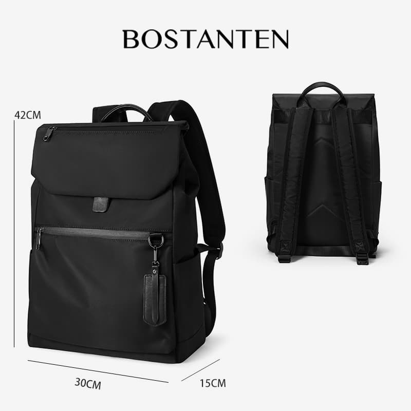 BOSTANTEN Horizon กระเป๋าเป้ผู้ชาย กันน้ำ ผ้าหนา ใส่โน้ตบุ๊ก จุเยอะ ใช้ทำงาน ธุรกิจ เดินทาง รูปที่ 3