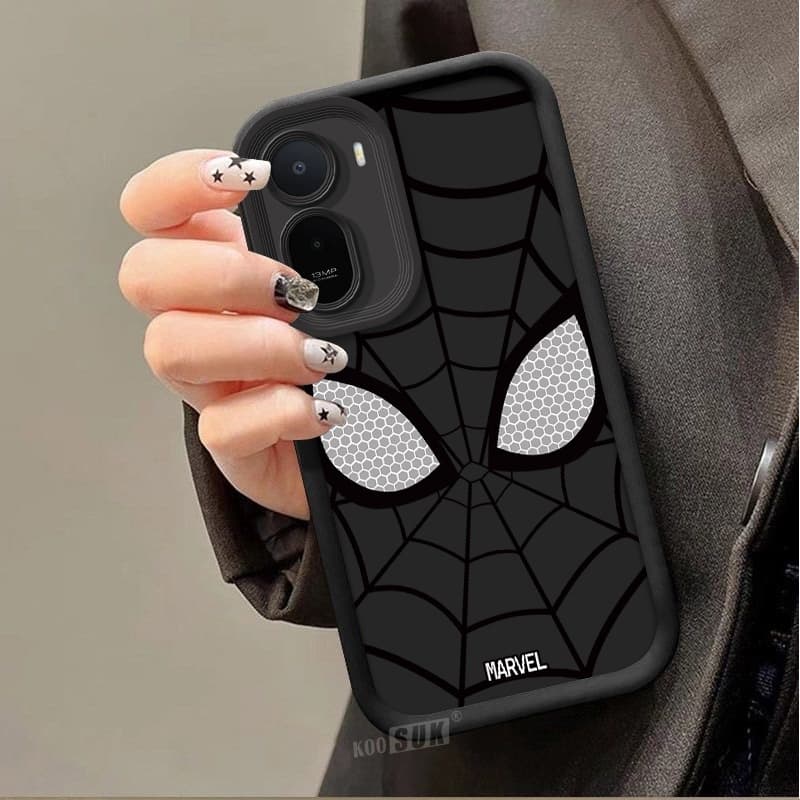นุ่มสําหรับ Xiaomi Redmi A7 Pro 15A Poco C85X Spider Man รูปแบบอะนิเมะซิลิโคนเคสโทรศัพท์ป้องกันปกหลัง รูปที่ 3