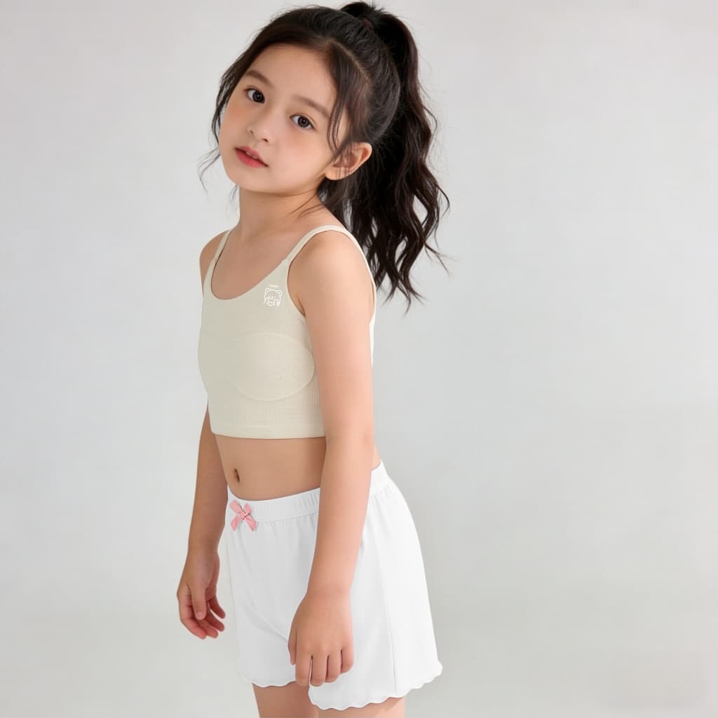 Princess Kesli เสื้อชั้นในเด็กผู้หญิง เสื้อซับในสำหรับเด็กนักเรียน ผ้านุ่ม ยืดได้เยอะ ใส่สบาย รูปที่ 5