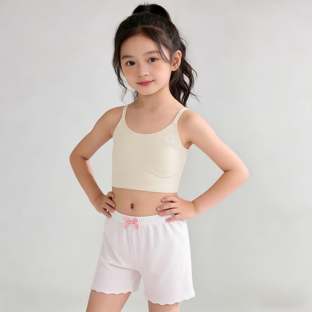 Princess Kesli เสื้อชั้นในเด็กผู้หญิง เสื้อซับในสำหรับเด็กนักเรียน ผ้านุ่ม ยืดได้เยอะ ใส่สบาย รูปที่ 6