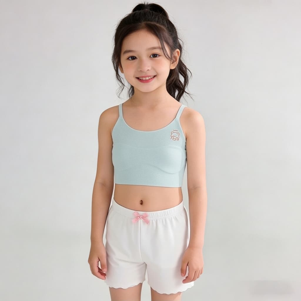 Princess Kesli เสื้อชั้นในเด็กผู้หญิง เสื้อซับในสำหรับเด็กนักเรียน ผ้านุ่ม ยืดได้เยอะ ใส่สบาย รูปที่ 4