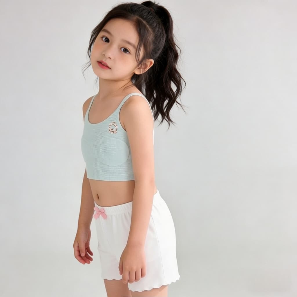 Princess Kesli เสื้อชั้นในเด็กผู้หญิง เสื้อซับในสำหรับเด็กนักเรียน ผ้านุ่ม ยืดได้เยอะ ใส่สบาย รูปที่ 8