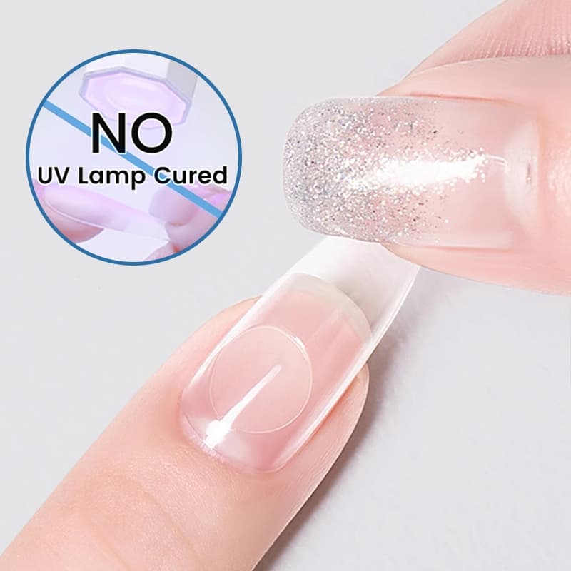 8ml กาวติดเล็บสําหรับกดบนเล็บเคล็ดลับปลอมปลอม Fasts-Dry กาว Rhinestone Nails Art เครื่องมือแต่งเล็บ รูปที่ 5
