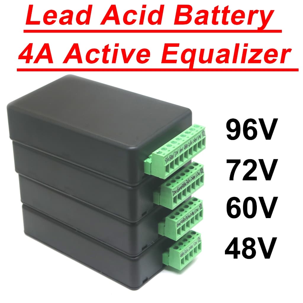 4A แบตเตอรี่ตะกั่วกรด Active Equalizer Balancer Board แรงดันไฟฟ้าอัตโนมัติ DC 24V 36V 48V 60V 72V 96V ไฟฟ้ารถรถ รูปที่ 1
