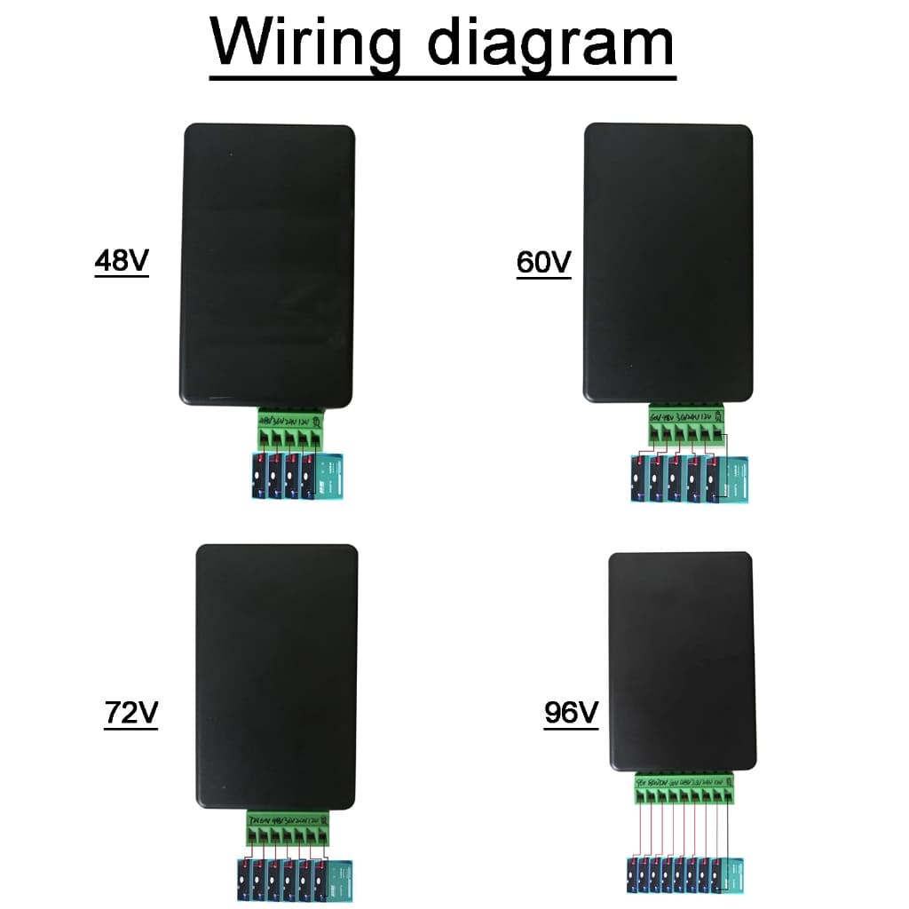 4A แบตเตอรี่ตะกั่วกรด Active Equalizer Balancer Board แรงดันไฟฟ้าอัตโนมัติ DC 24V 36V 48V 60V 72V 96V ไฟฟ้ารถรถ รูปที่ 2