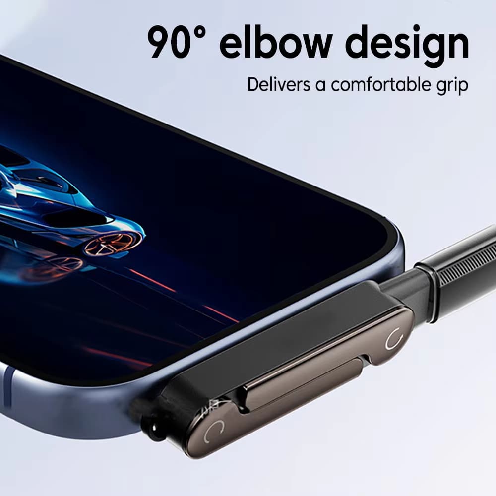 ท้องถิ่น 1/2/3PCS Type C ชาร์จโทรศัพท์วงเล็บอะแดปเตอร์ 240W Fast CHARGING OTG Type-C ชาย USB-C หญิง Converter พร้อมที่วางพับได้ รูปที่ 6