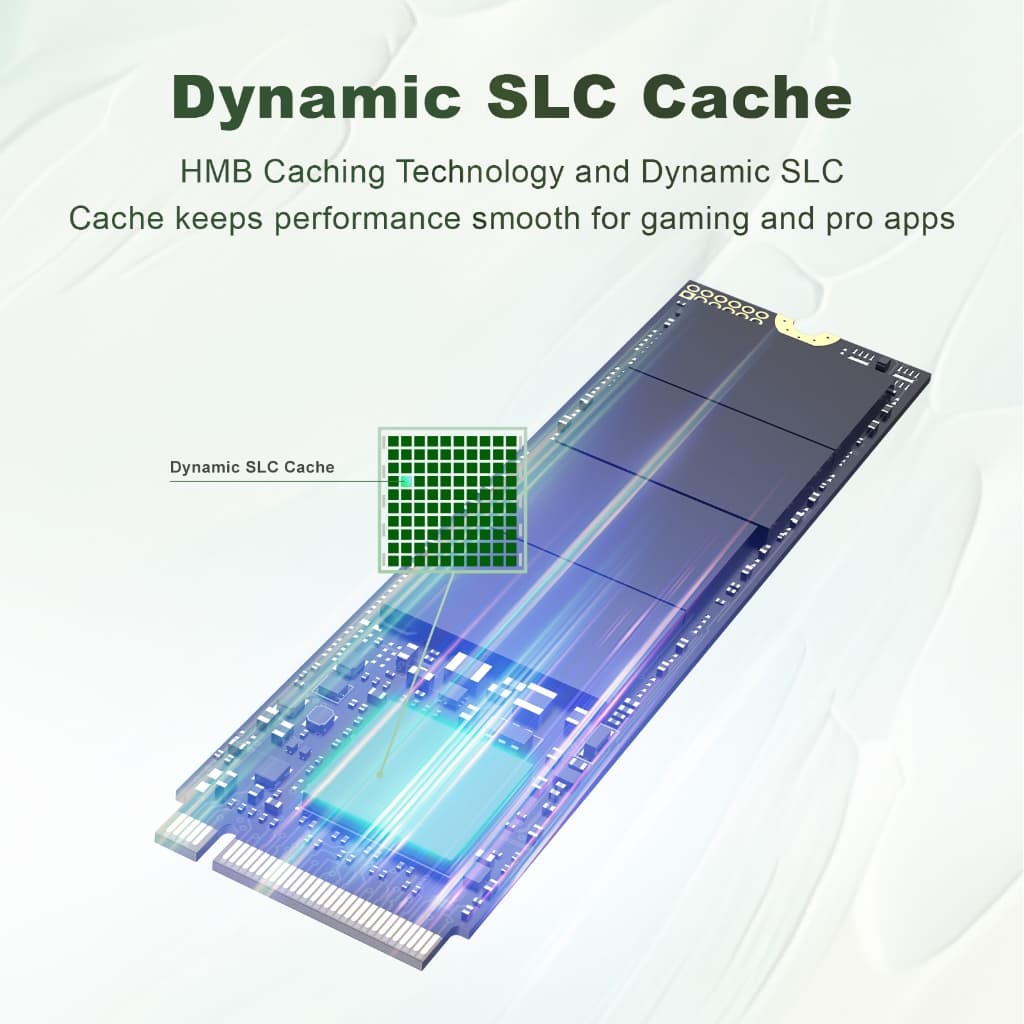 EDILOCA EN680E PCIe 3.0 x4 M.2 2280 SSD ภายใน ความเร็วอ่าน 2150MB/s ความเร็วเขียน 1850MB/s พร้อม SLC Cache รูปที่ 4