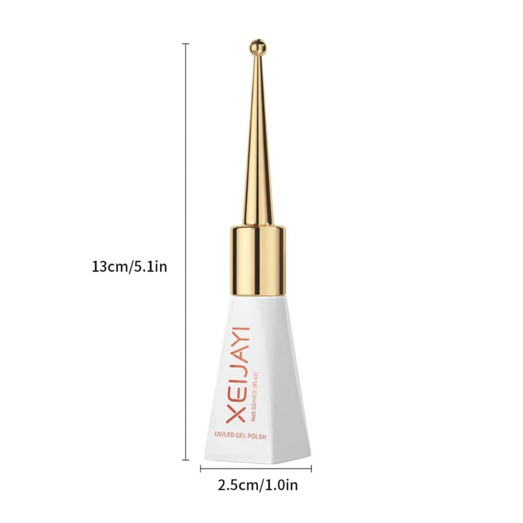 XEIJAYI 10ml-Classic Milk Coffee Color Gel Nail Polish, แฟชั่นยาวนาน, เหมาะสําหรับร้านทําเล็บและของใช้ประจําวัน รูปที่ 6