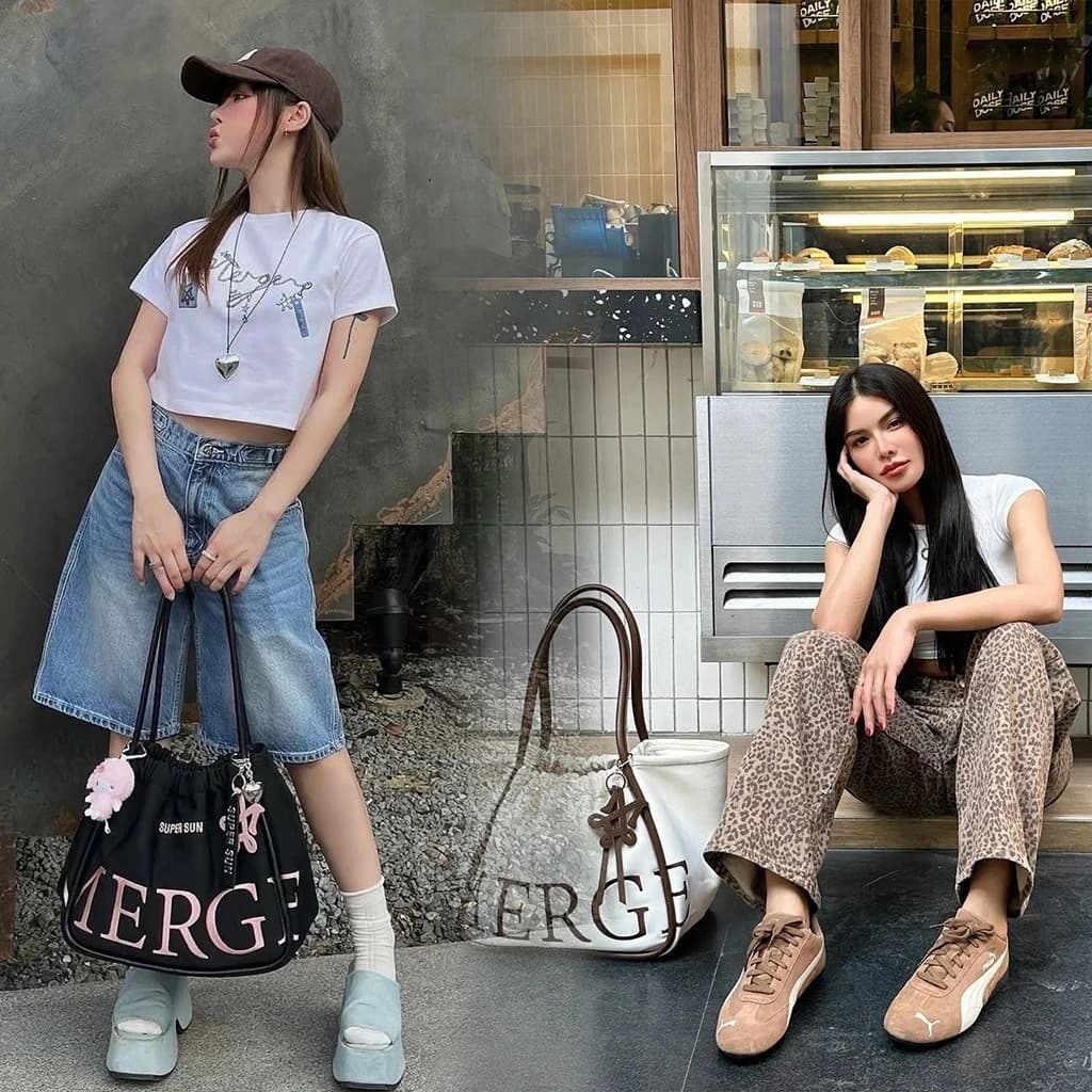MERGE A DAY BAG Medium กระเป๋าออฟฟิศอย่างดี รูปที่ 7