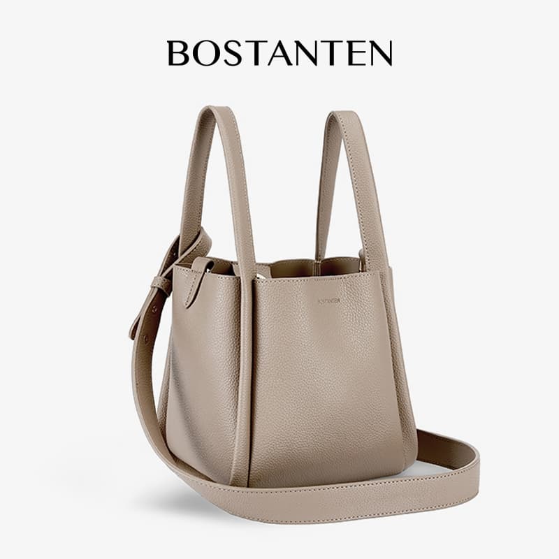 BOSTANTEN Plump Bag กระเป๋าถือ ความจุขนาดใหญ่ แฟชั่นสไตล์เกาหลี สําหรับผู้หญิง ของขวัญผู้หญิง รูปที่ 5