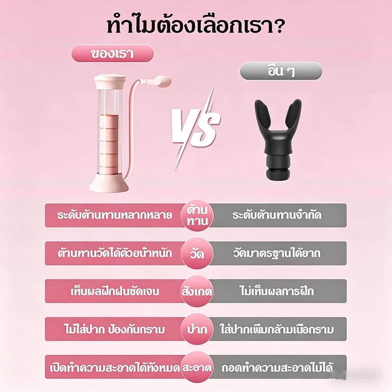 NorthMarch ดัมเบลฝึกหายใจ ปรับ5ระดับ พกพา อุปกรณ์ฝึกหน้าท้อง เพิ่มความจุปอด เสริมสมรรถภาพปอด รูปที่ 3