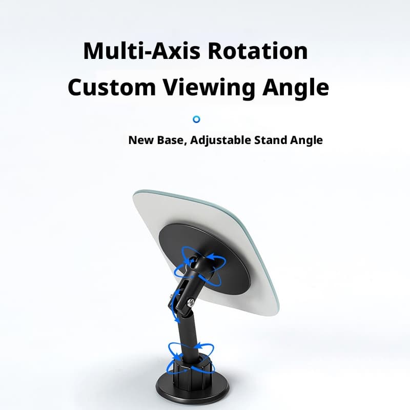SEAMETAL กระจกจุดบอดรถยนต์ กระจกมุมกว้าง 360° ยานพาหนะกระจกเสริมความปลอดภัย HD แบบปรับได้ รูปที่ 8