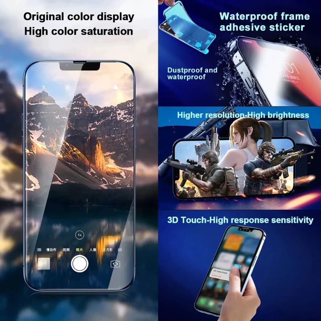 ชุดประกอบหน้าจอ OLED เหมาะสําหรับโทรศัพท์มือถือ XSM 13pro 12promax 14plus 15PM 16PM รูปที่ 9