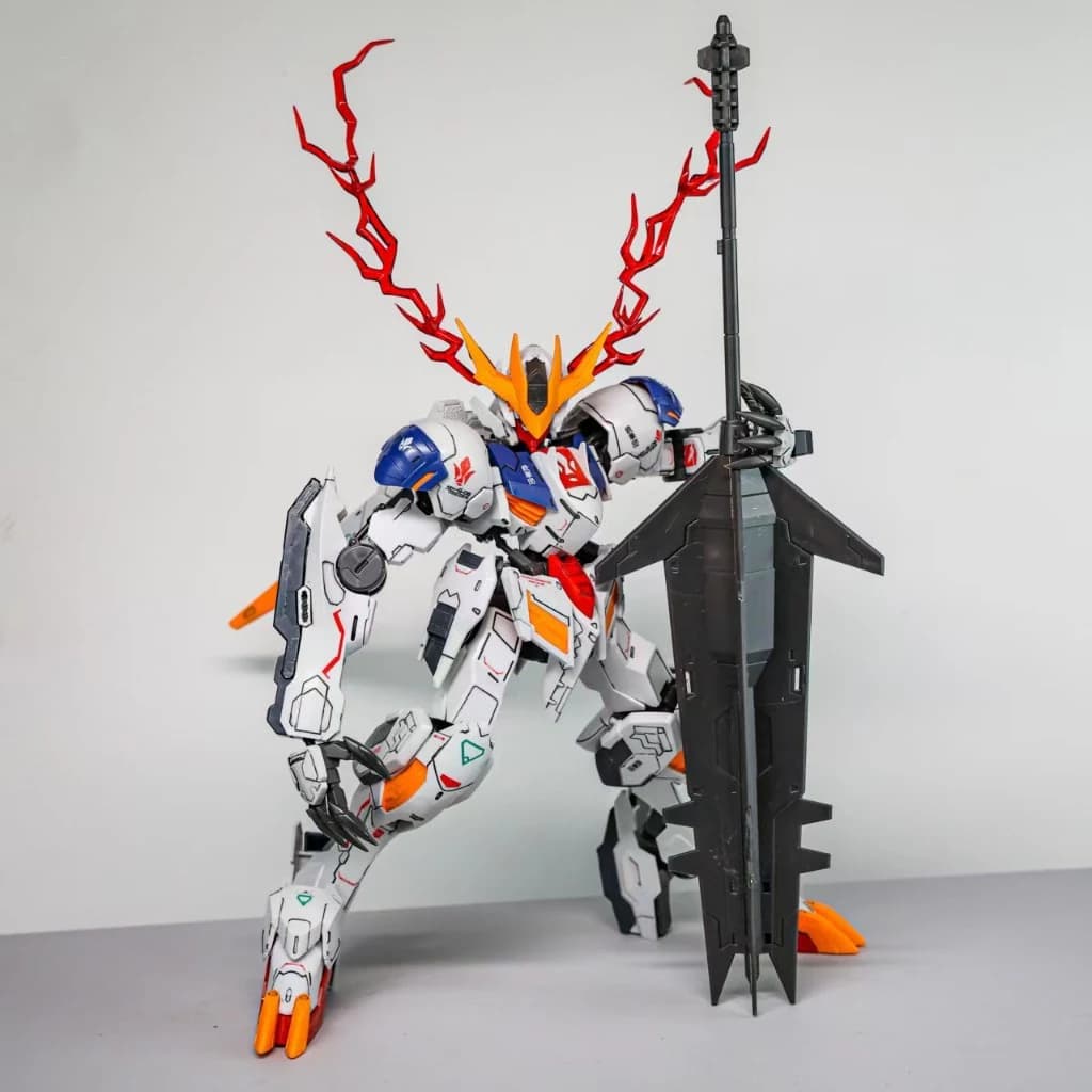 Max Sirius EMPEROR Barbatos Wolf King TV03 Advanced King Form 1:100 พร้อมสติ๊กเกอร์น้ําของเล่น รูปที่ 4