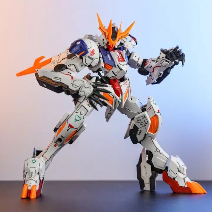 Max Sirius EMPEROR Barbatos Wolf King TV03 Advanced King Form 1:100 พร้อมสติ๊กเกอร์น้ําของเล่น รูปที่ 5