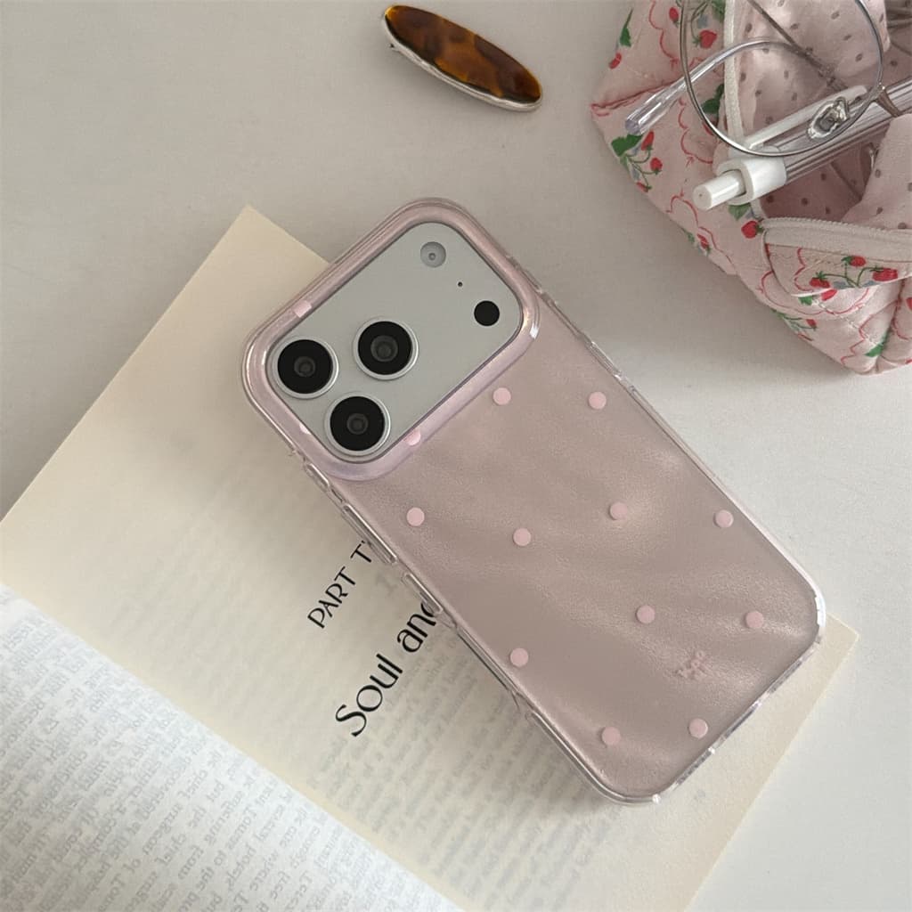 สําหรับIphone Case 17 Pro Max 16 Pro Max 15 Pro Max Flowing light powder wave Pointเคสโทรศัพท์ รูปที่ 6