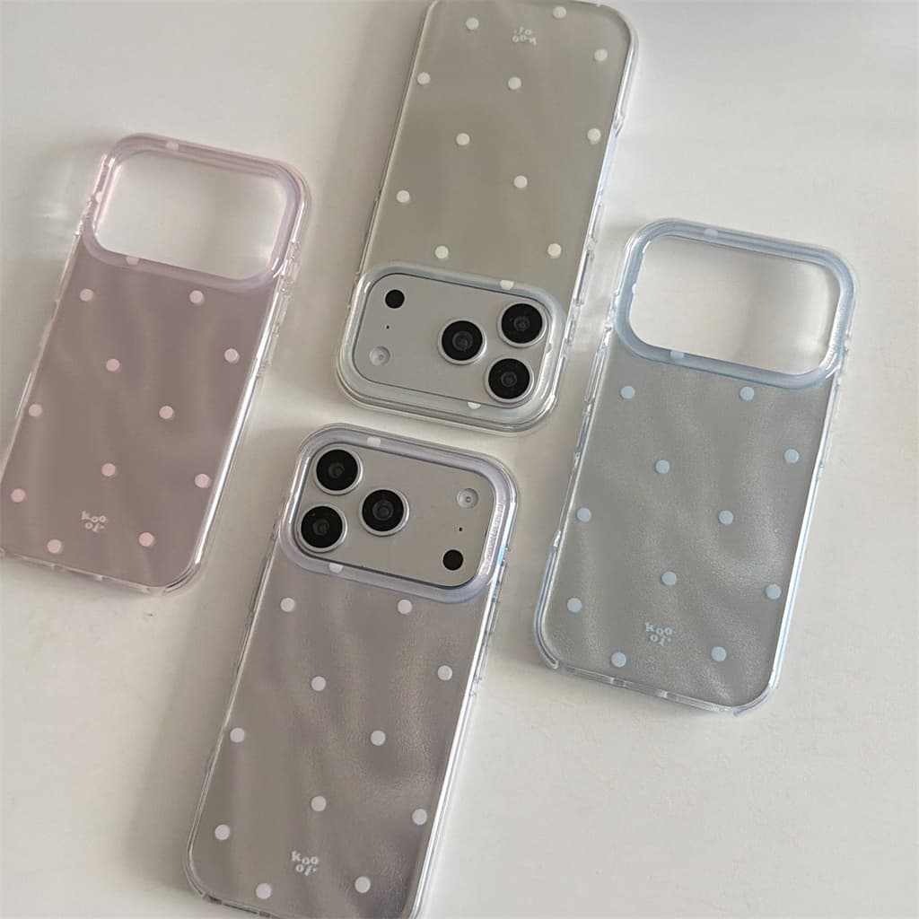 สําหรับIphone Case 17 Pro Max 16 Pro Max 15 Pro Max Flowing light powder wave Pointเคสโทรศัพท์ รูปที่ 4