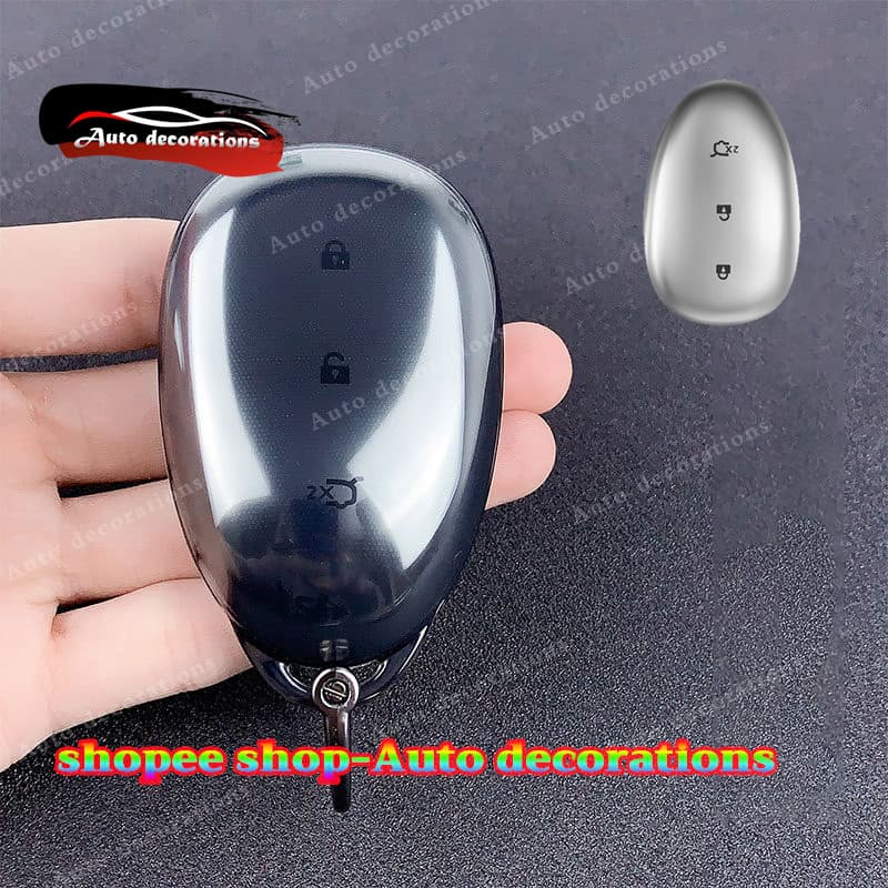 Changan NEVO Q05 เคสกุญแจ / A07 ปลอกกุญแจรถ Q07/A06 ฝาครอบกุญแจแบบใสและหัวเข็มขัด รูปที่ 6