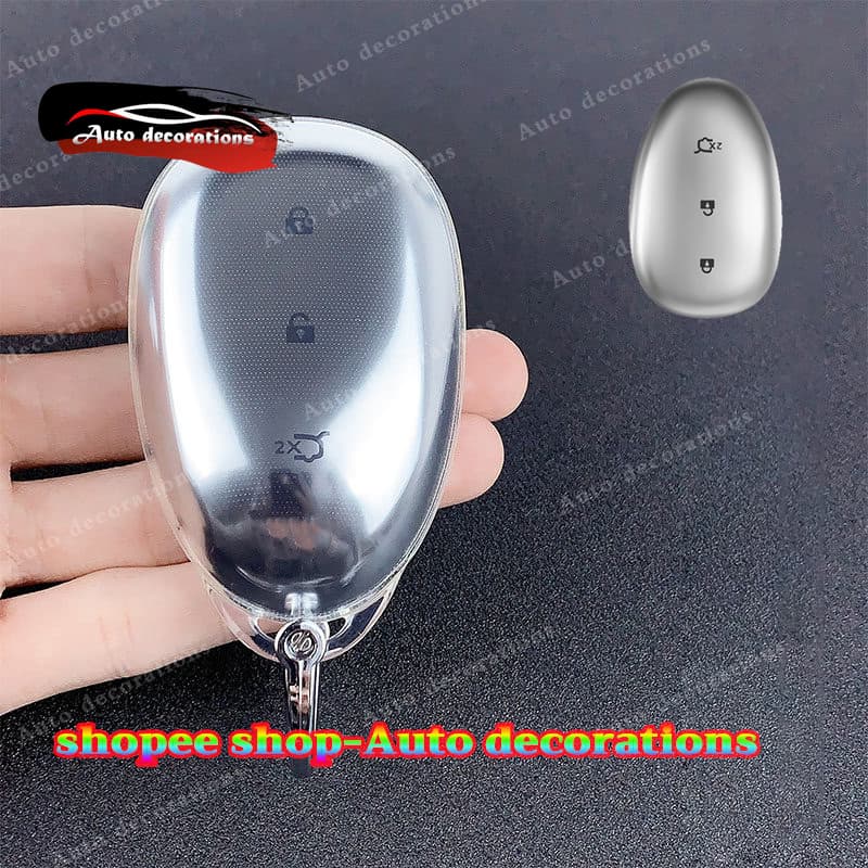 Changan NEVO Q05 เคสกุญแจ / A07 ปลอกกุญแจรถ Q07/A06 ฝาครอบกุญแจแบบใสและหัวเข็มขัด รูปที่ 7