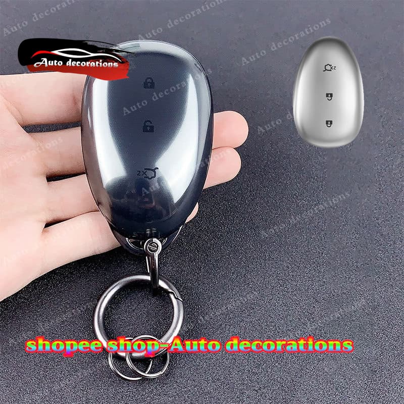 Changan NEVO Q05 เคสกุญแจ / A07 ปลอกกุญแจรถ Q07/A06 ฝาครอบกุญแจแบบใสและหัวเข็มขัด รูปที่ 4