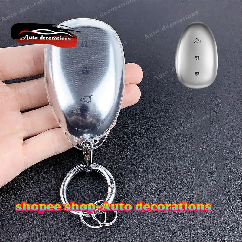 Changan NEVO Q05 เคสกุญแจ / A07 ปลอกกุญแจรถ Q07/A06 ฝาครอบกุญแจแบบใสและหัวเข็มขัด รูปที่ 5