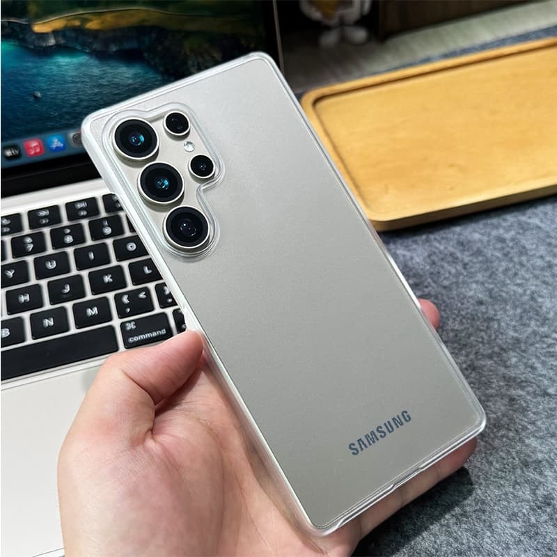 SAMSUNG Micro Matte Frosted Hard Slimเคสโทรศัพท์สําหรับSamsung S26 Ultra S25 Ultra S24 Ultra S24 FE S25 + S23 Ultra S22 S21 FE S20 A55 A53 A16 A15 A33 A72 กันกระแทกป้องกันลายนิ้วมือ รูปที่ 8