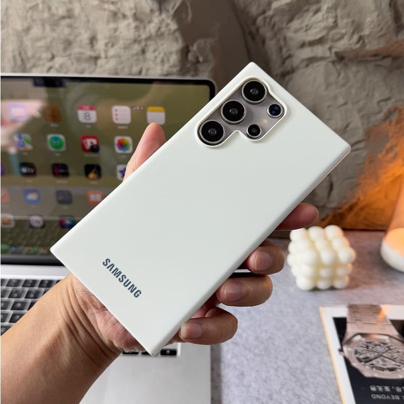 SAMSUNG Micro Matte Frosted Hard Slimเคสโทรศัพท์สําหรับSamsung S26 Ultra S25 Ultra S24 Ultra S24 FE S25 + S23 Ultra S22 S21 FE S20 A55 A53 A16 A15 A33 A72 กันกระแทกป้องกันลายนิ้วมือ รูปที่ 3