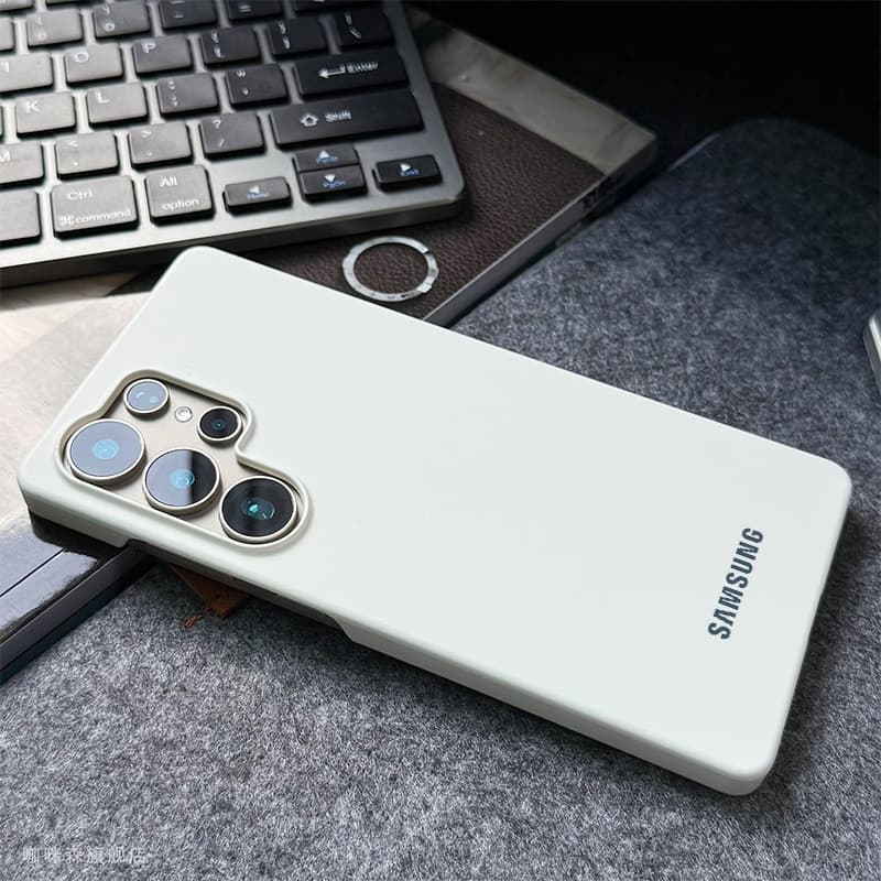 SAMSUNG Micro Matte Frosted Hard Slimเคสโทรศัพท์สําหรับSamsung S26 Ultra S25 Ultra S24 Ultra S24 FE S25 + S23 Ultra S22 S21 FE S20 A55 A53 A16 A15 A33 A72 กันกระแทกป้องกันลายนิ้วมือ รูปที่ 1