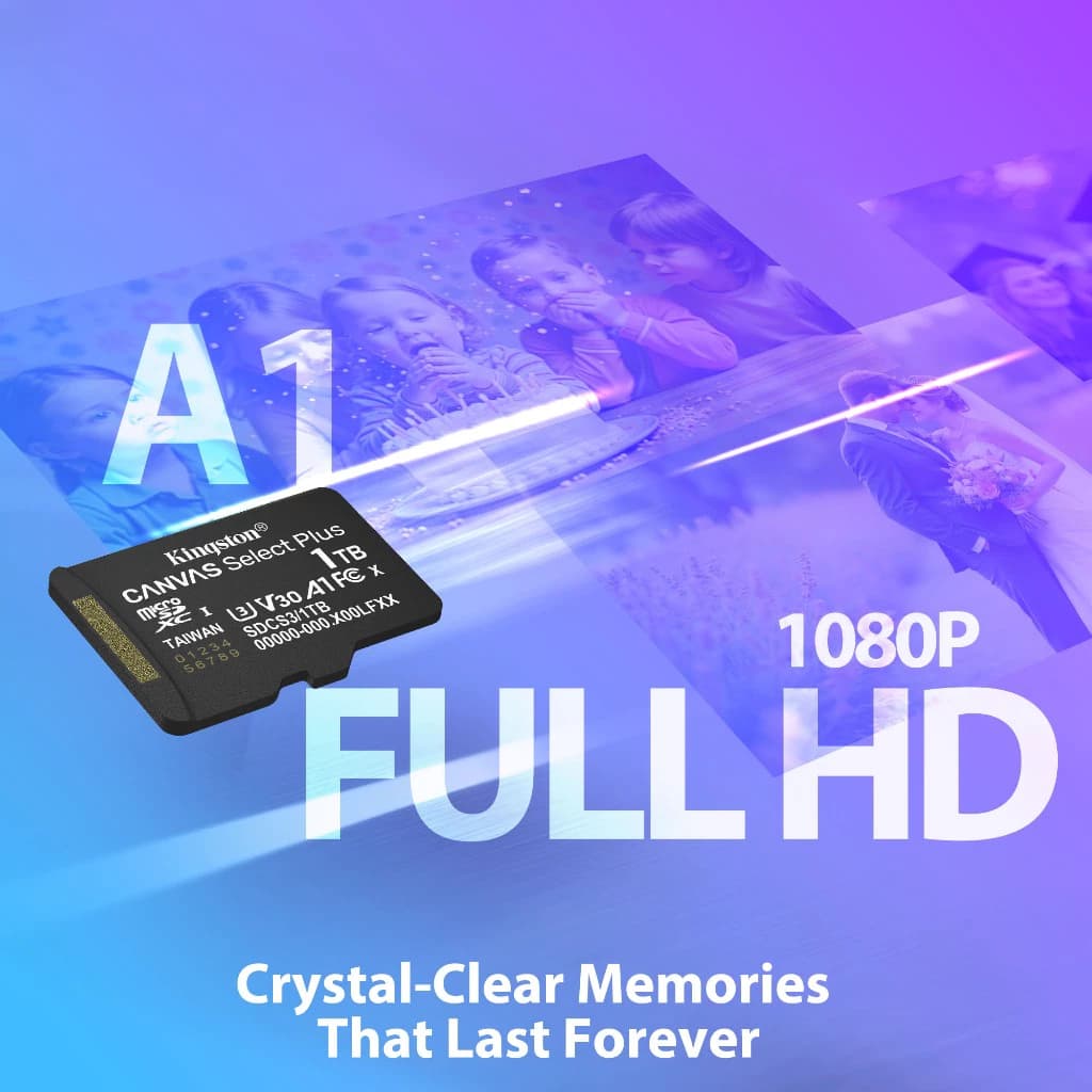 Kingston Canvas Select Plus MicroSDXC 150MB/s Class10 128GB 256GB 512GB 1TB ส่งจากไทย รูปที่ 3