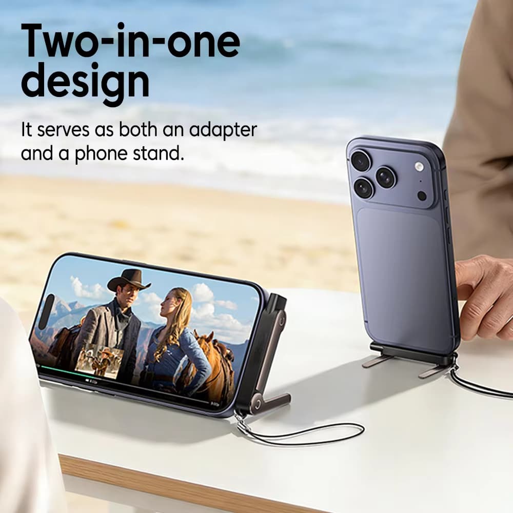 ท้องถิ่น 1/2/3PCS Type C ชาร์จโทรศัพท์วงเล็บอะแดปเตอร์ 240W Fast CHARGING OTG Type-C ชาย USB-C หญิง Converter พร้อมที่วางพับได้ รูปที่ 5