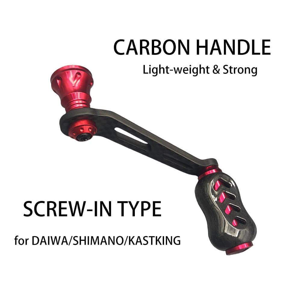 .handle ควบคุม.Spinner แบบคาร์บอนไฟเบอร์ สำหรับ DAIWA/SHIMANO/KASTKING พาวเวอร์แฮนด์ล เปลี่ยนอะไหล่ง่ายๆ รูปที่ 3