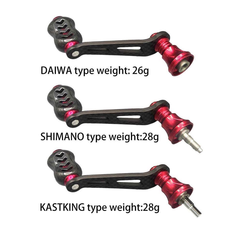 .handle ควบคุม.Spinner แบบคาร์บอนไฟเบอร์ สำหรับ DAIWA/SHIMANO/KASTKING พาวเวอร์แฮนด์ล เปลี่ยนอะไหล่ง่ายๆ รูปที่ 6