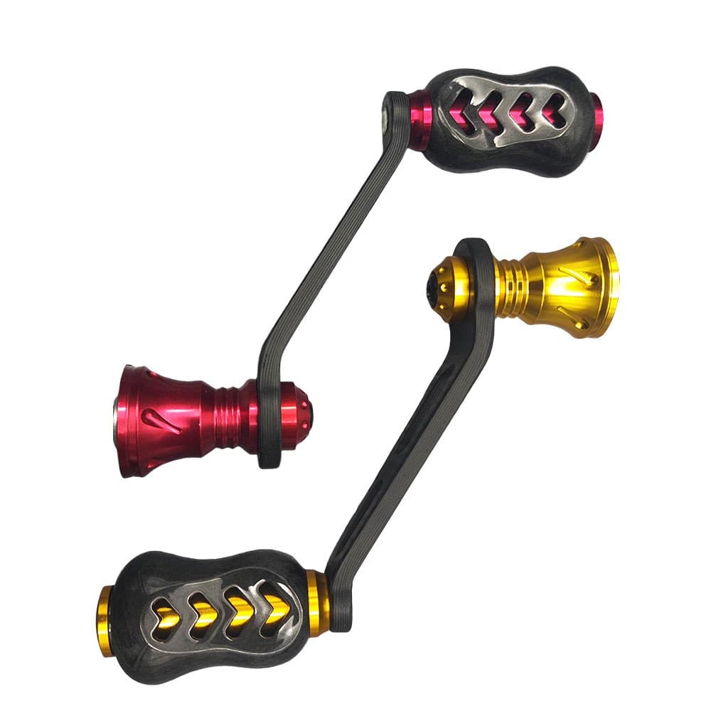 .handle ควบคุม.Spinner แบบคาร์บอนไฟเบอร์ สำหรับ DAIWA/SHIMANO/KASTKING พาวเวอร์แฮนด์ล เปลี่ยนอะไหล่ง่ายๆ รูปที่ 4