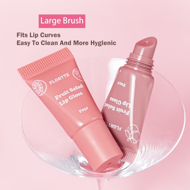 FLORTTE Hydrating Lip Gloss Moisturizing Long-Lasting Lip Oil รูปที่ 3