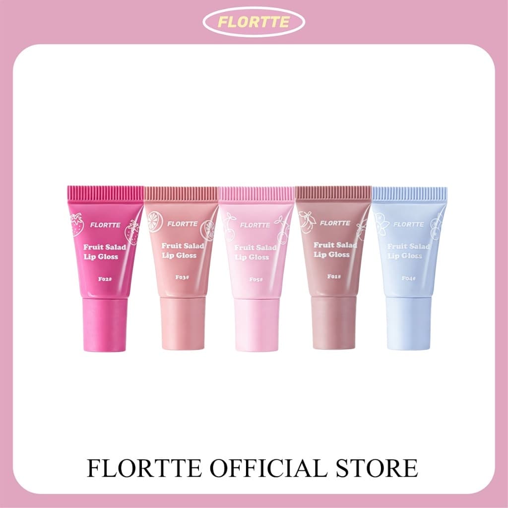 FLORTTE Hydrating Lip Gloss Moisturizing Long-Lasting Lip Oil รูปที่ 1
