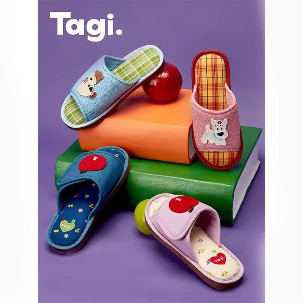 Tagi. Soft Home Slippers Home Indoor Breathable Comfortable รองเท้าแตะใส่ในบ้านแบบนุ่ม รูปที่ 1