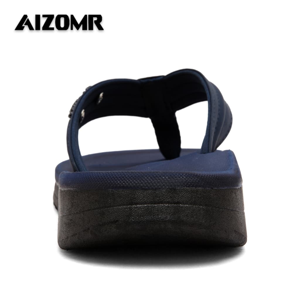 AIZOMR Mens Sandals/Flip-flops ทนต่อการสึกหรอและกันลื่น มีรองรับส่วนโค้ง ผลิตจากวัสดุ EVA/PVC ดีไซน์ดั้งเดิม รุ่น A2251 รูปที่ 3