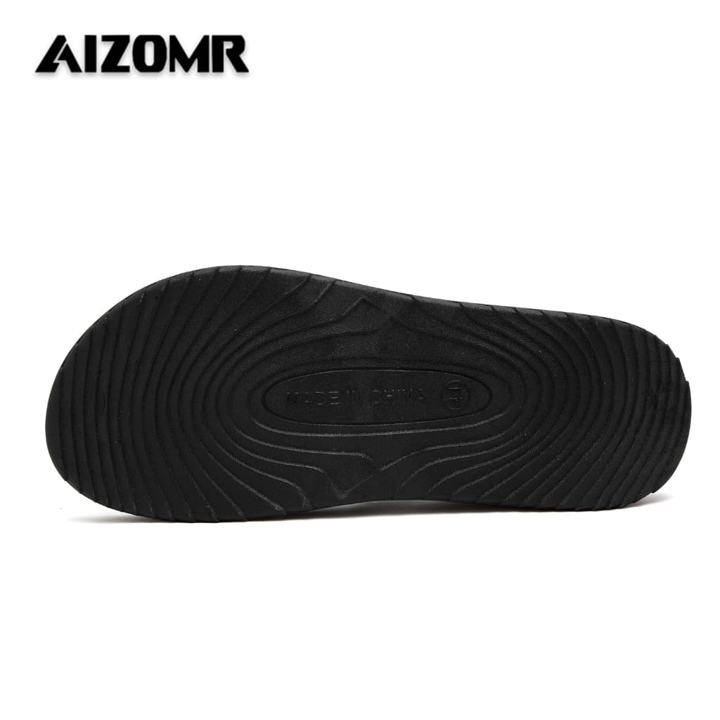 AIZOMR Mens Sandals/Flip-flops ทนต่อการสึกหรอและกันลื่น มีรองรับส่วนโค้ง ผลิตจากวัสดุ EVA/PVC ดีไซน์ดั้งเดิม รุ่น A2251 รูปที่ 5