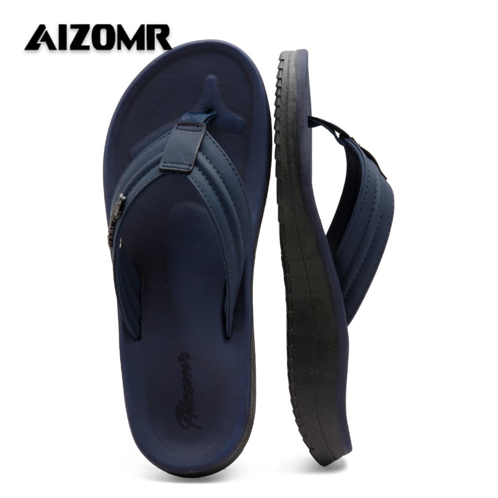 AIZOMR Mens Sandals/Flip-flops ทนต่อการสึกหรอและกันลื่น มีรองรับส่วนโค้ง ผลิตจากวัสดุ EVA/PVC ดีไซน์ดั้งเดิม รุ่น A2251 รูปที่ 7