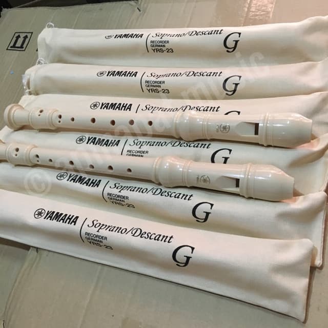 Yamaha ขลุ่ย รีคอร์เดอร์ YRS-23G recorder Fingering Flute Gemany Key 20 ช่อง คีย์ C รูปที่ 4